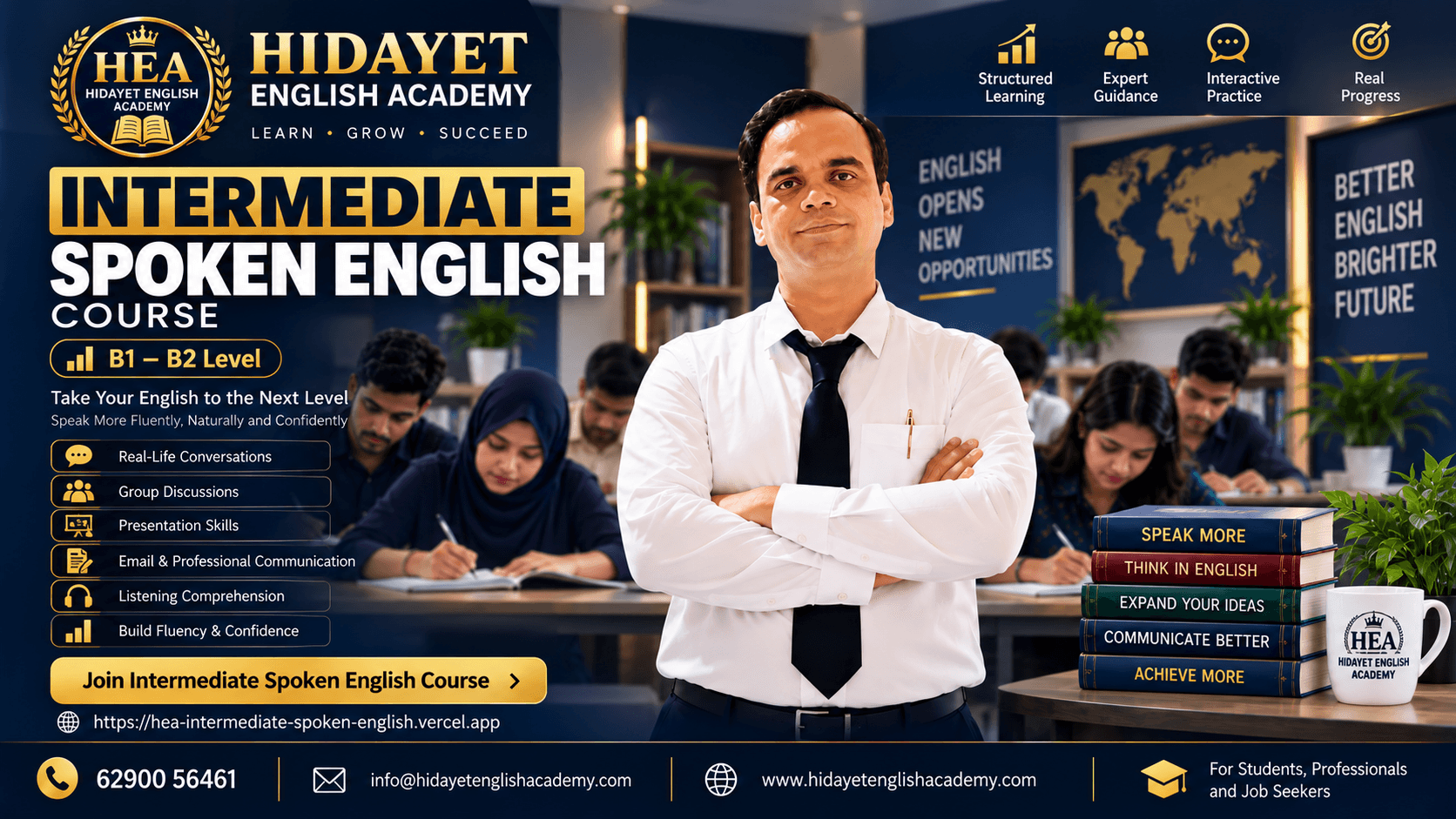 Intermediate Spoken English Course — take your fluency to the next level