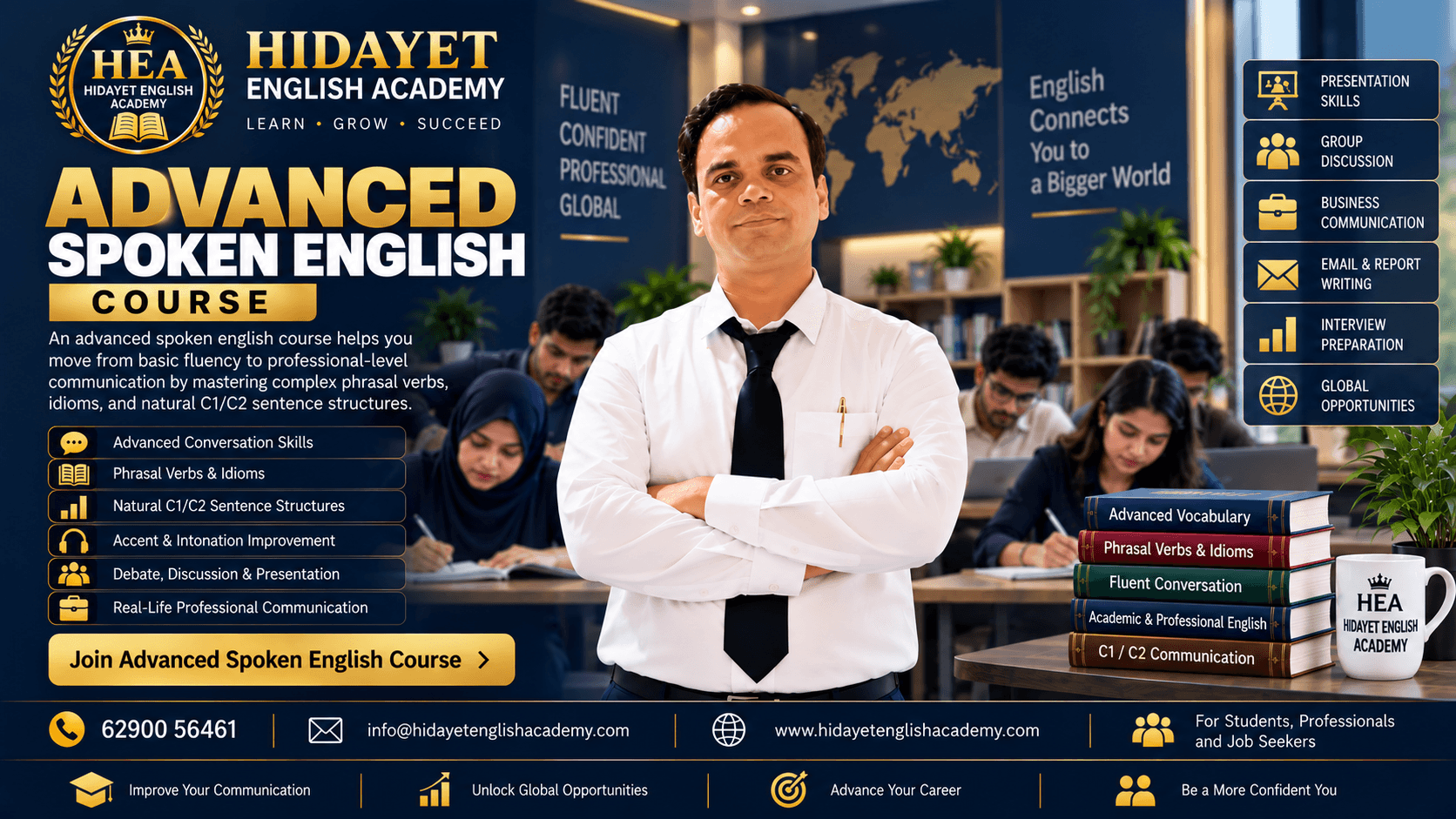 Advanced Spoken English Course — master fluent, professional communication
